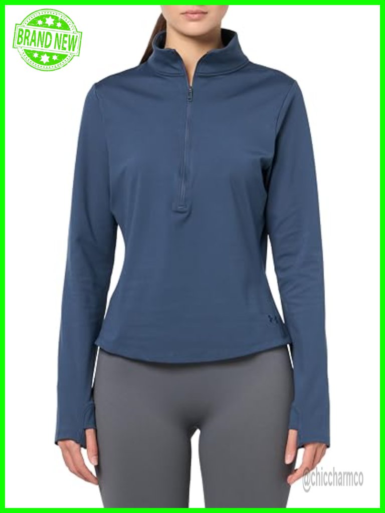 Long Sleeve 1/2 Zip Sweatshirt With Thumbholes